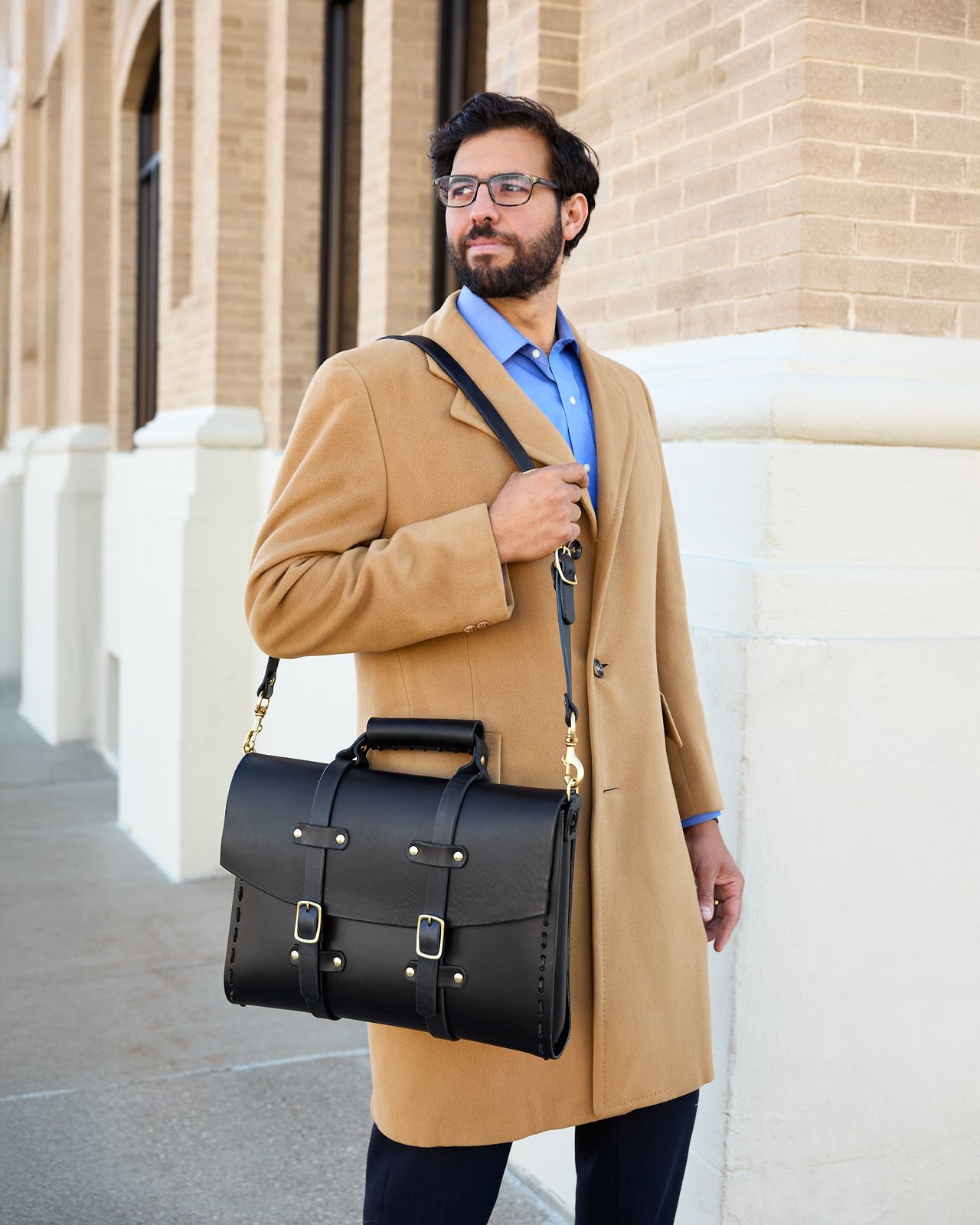 BADAME BRIEFCASE | Red Lantern Leatherworks